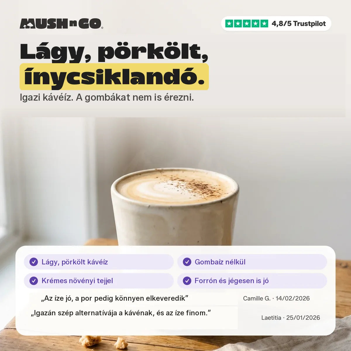 Lágy, pörkölt, ínycsiklandó: az íz