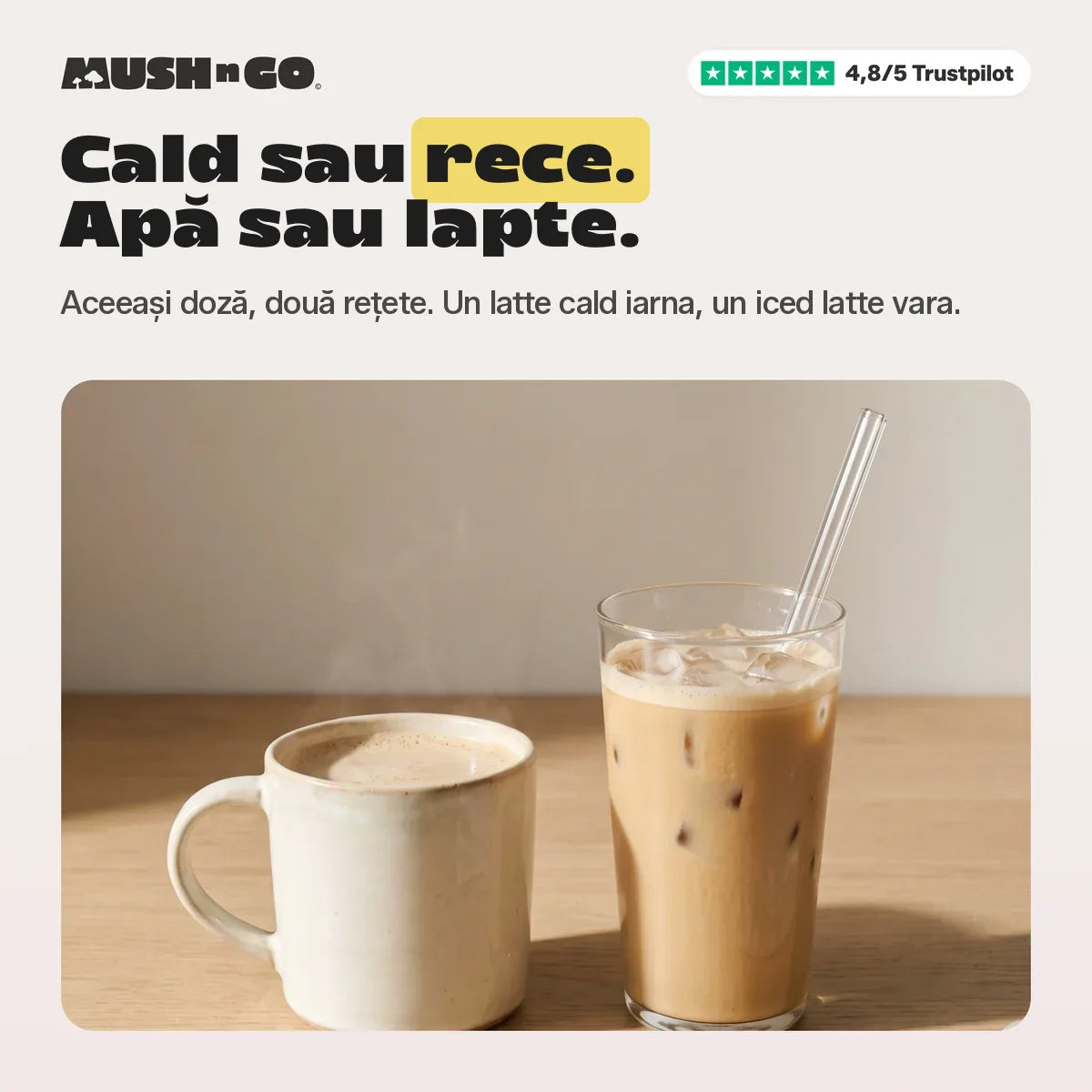 Cald sau rece, cu apă sau lapte