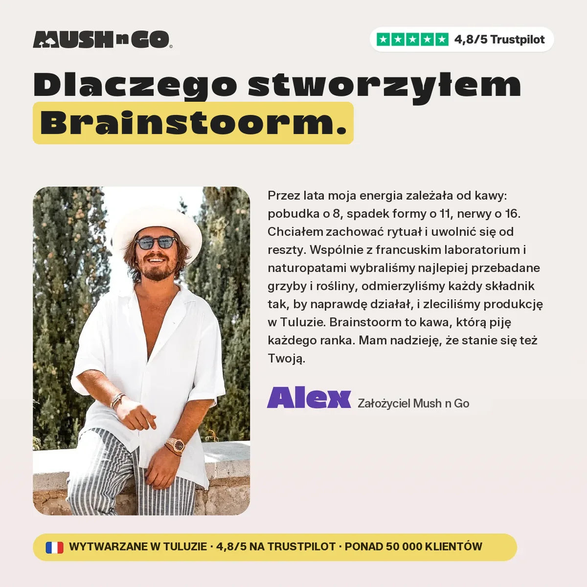 Dlaczego Alex stworzył Brainstoorm