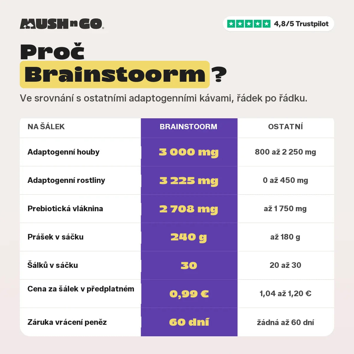 Proč Brainstoorm, řádek po řádku