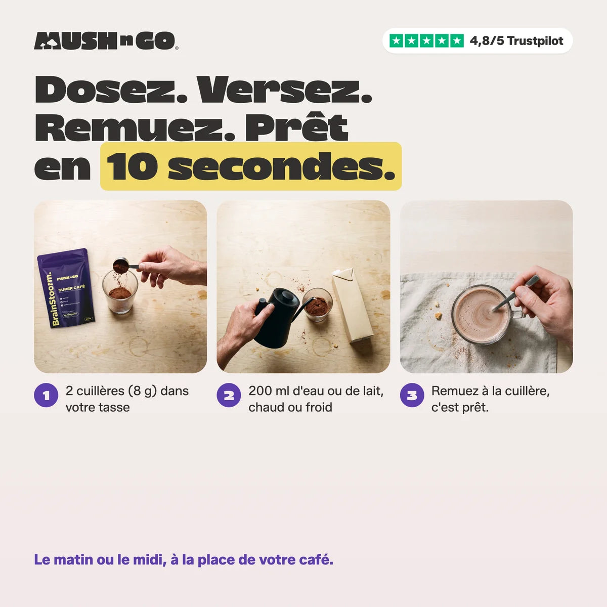 Elkészítés 10 másodperc alatt