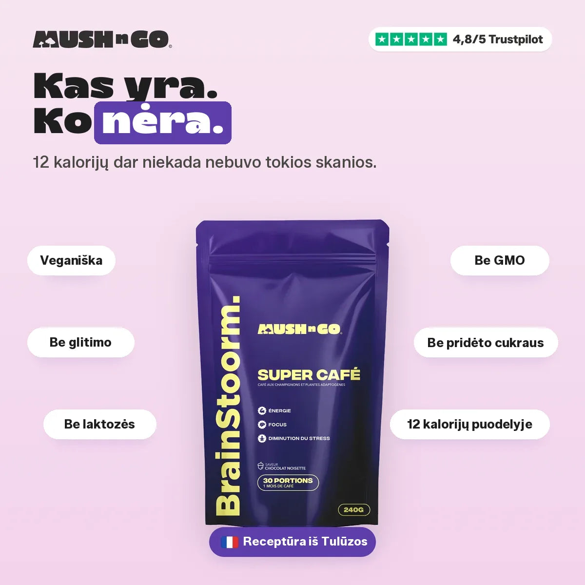 Kas yra sudėtyje, o ko nėra