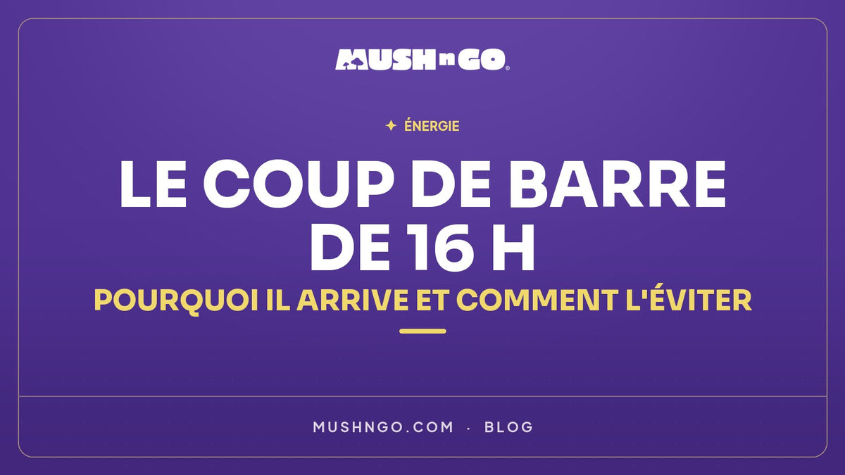 Le coup de barre de 16 h : pourquoi il arrive et comment l'éviter