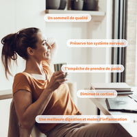 Bienfaits Anti-Stress Mush n Go - Sommeil, système nerveux, cortisol, digestion et gestion du poids