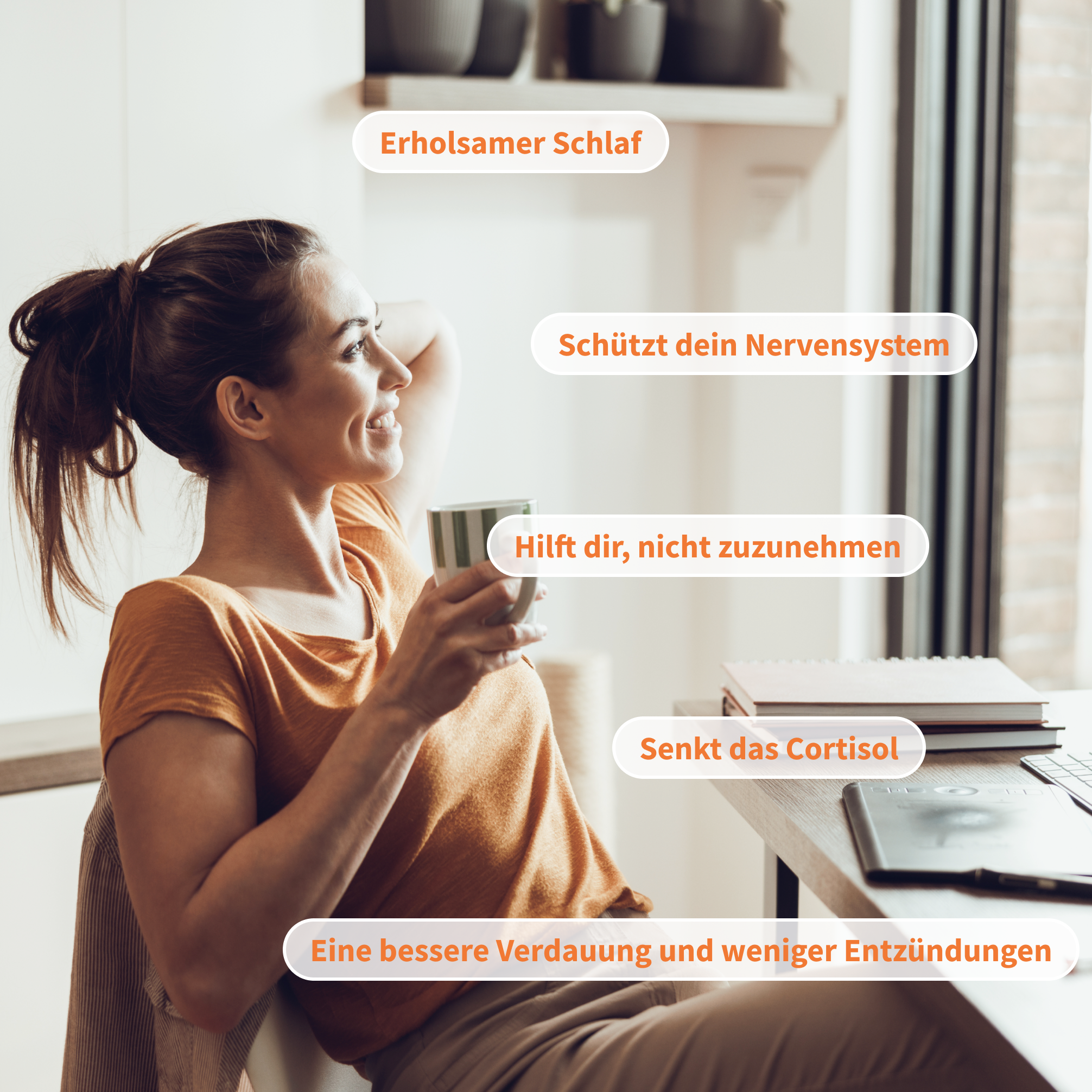 anti stress bienfaits sommeil systeme nerveux cortisol digestion