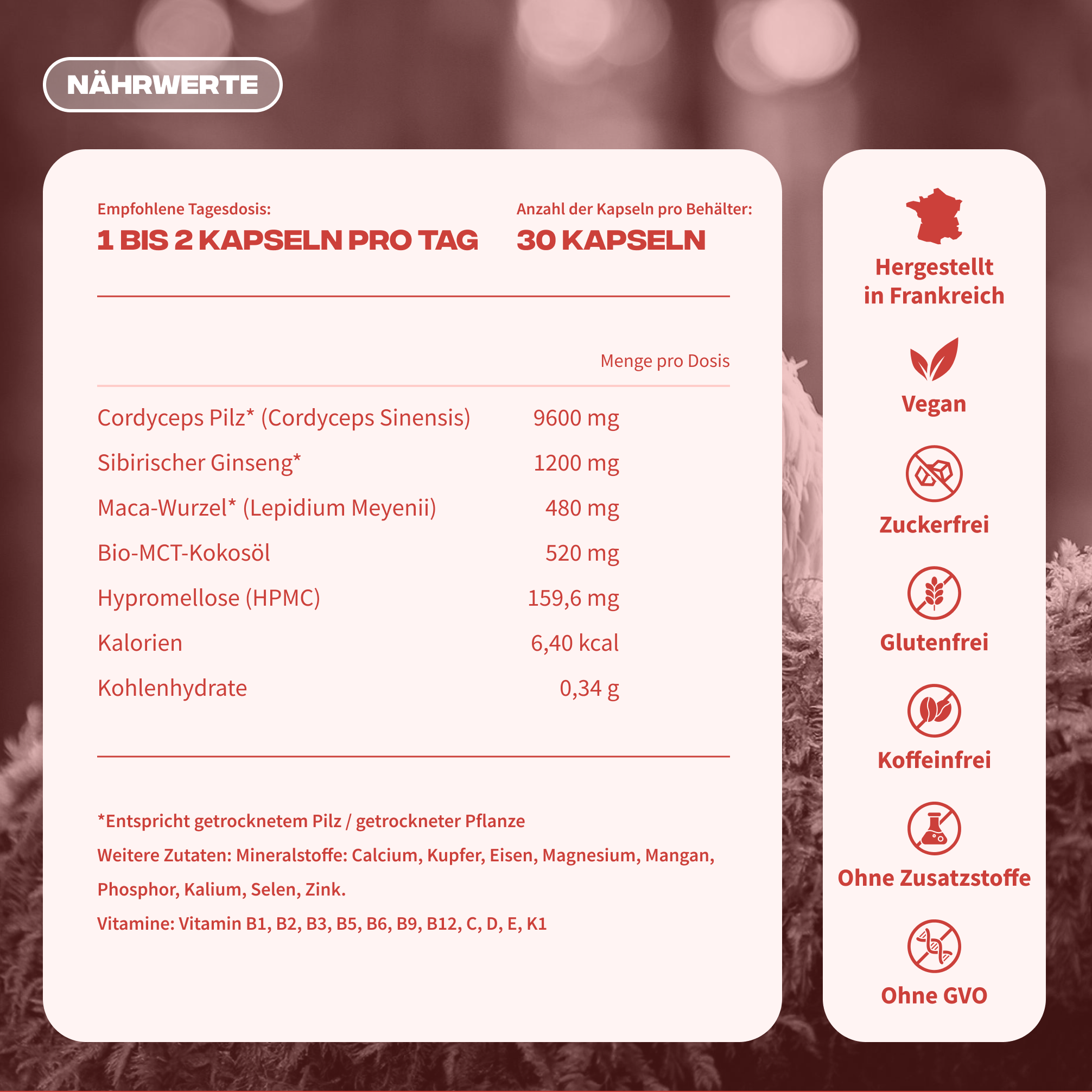 energie valeurs nutritionnelles vegan sans gluten fabrique france