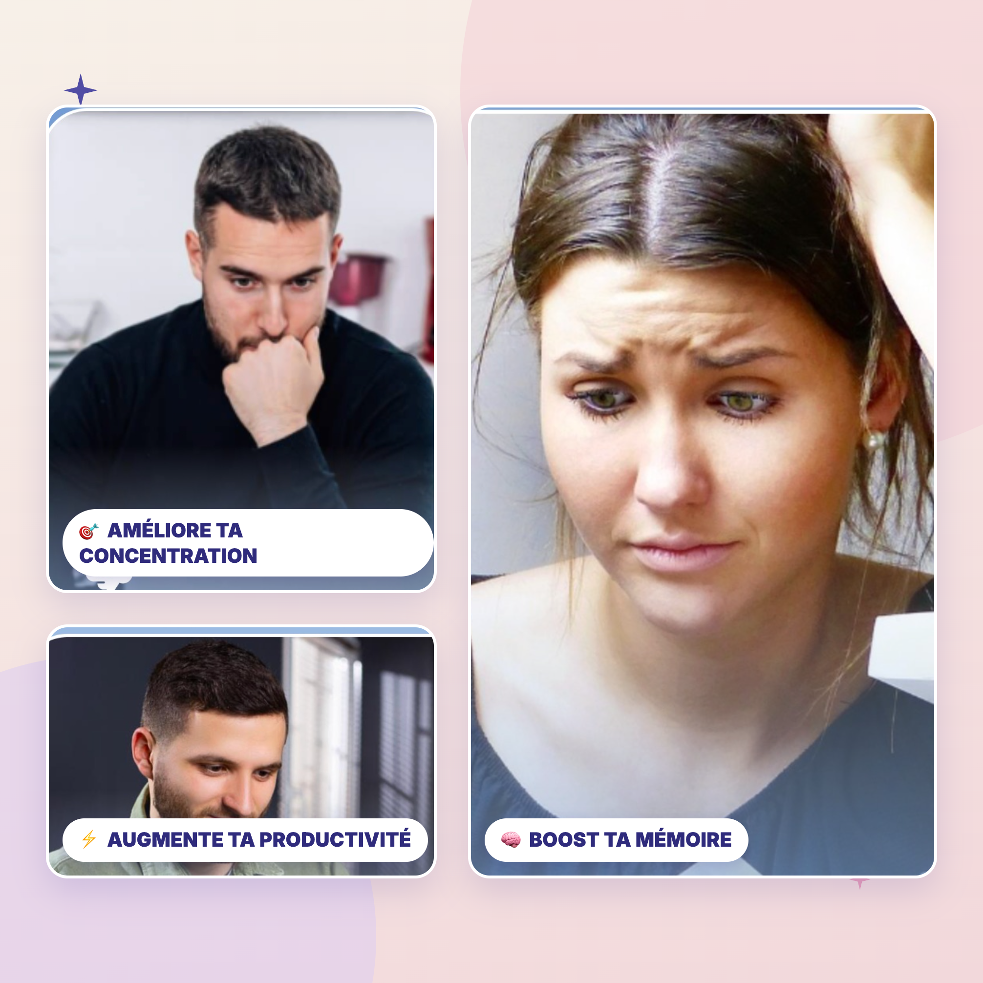 Bienfaits Focus Mush n Go - Améliore la concentration, boost la mémoire et augmente la productivité