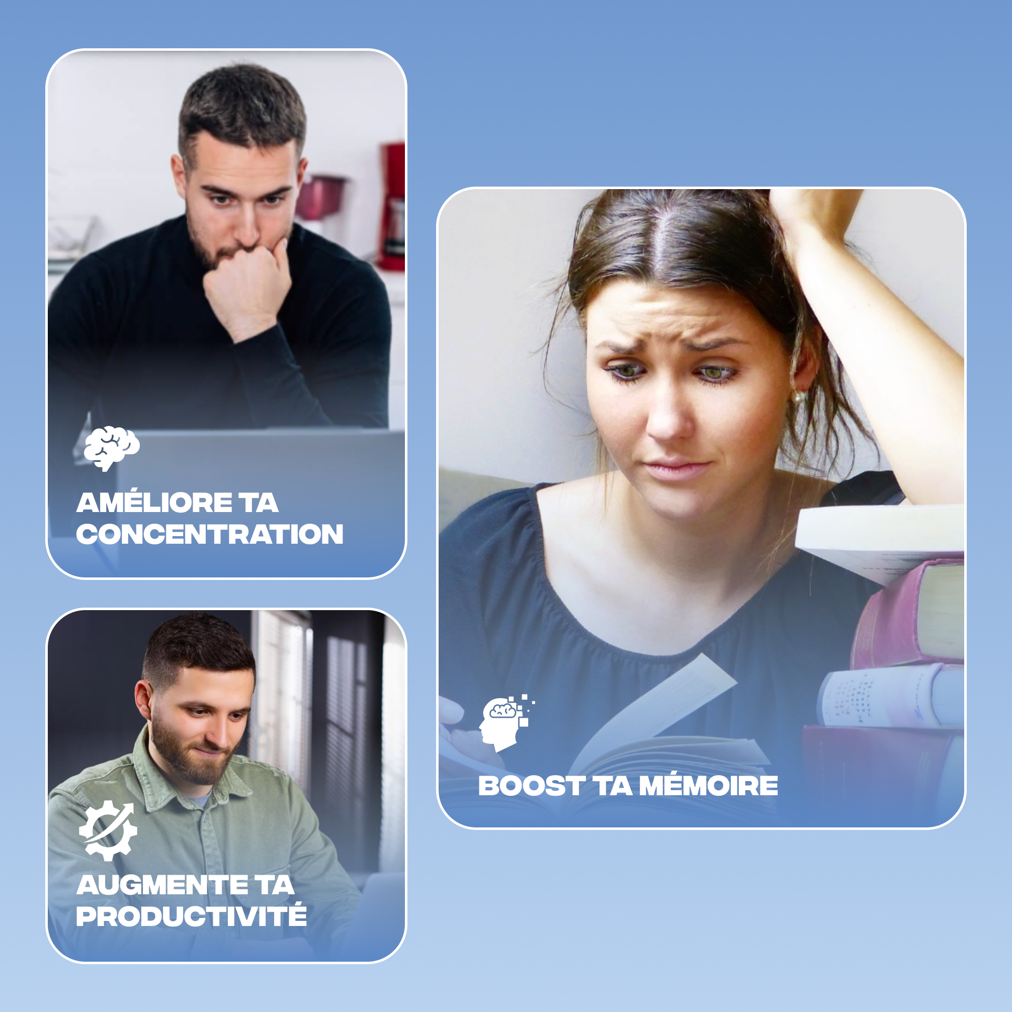 Bienfaits Focus Mush n Go - Améliore la concentration, boost la mémoire et augmente la productivité