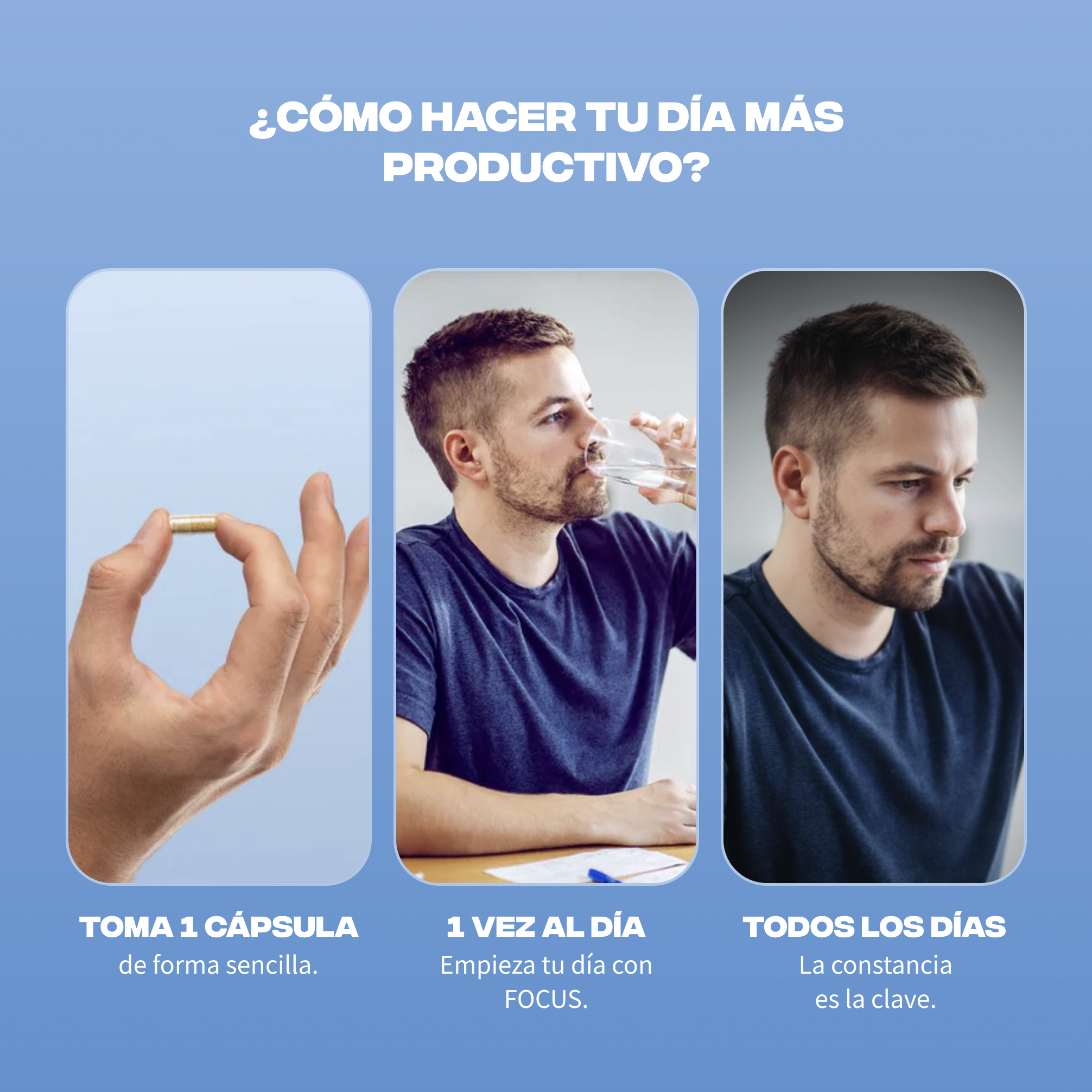 focus posologie 1 gelule par jour journee productive