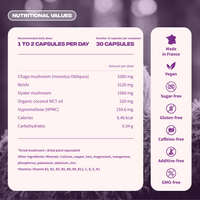 immunite valeurs nutritionnelles vegan sans gluten fabrique france