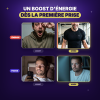 Avant et après le Pack Entrepreneur Mush n Go - Concentration et énergie dès la première prise