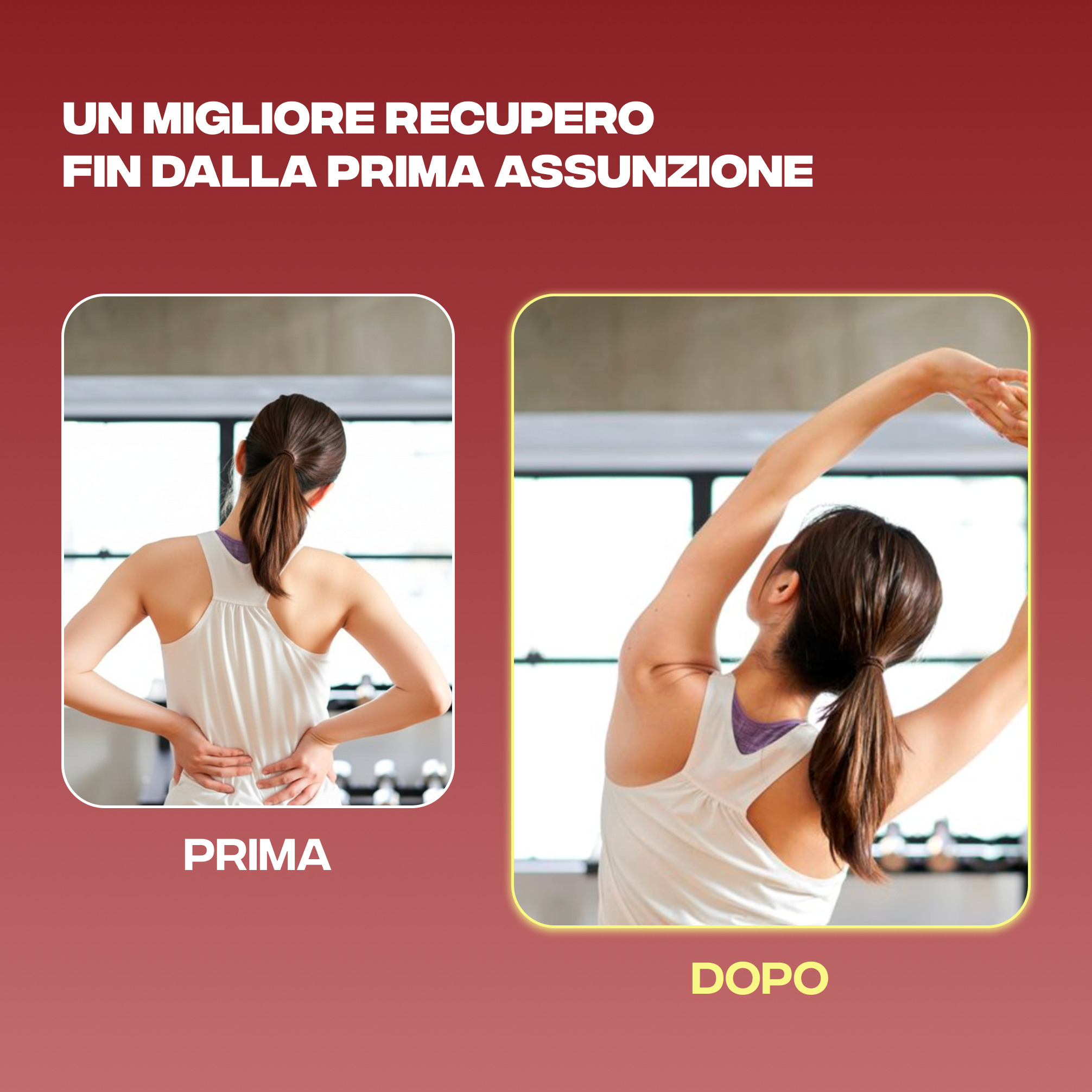 Recupero muscolare — sezione scheda prodotto (IT)