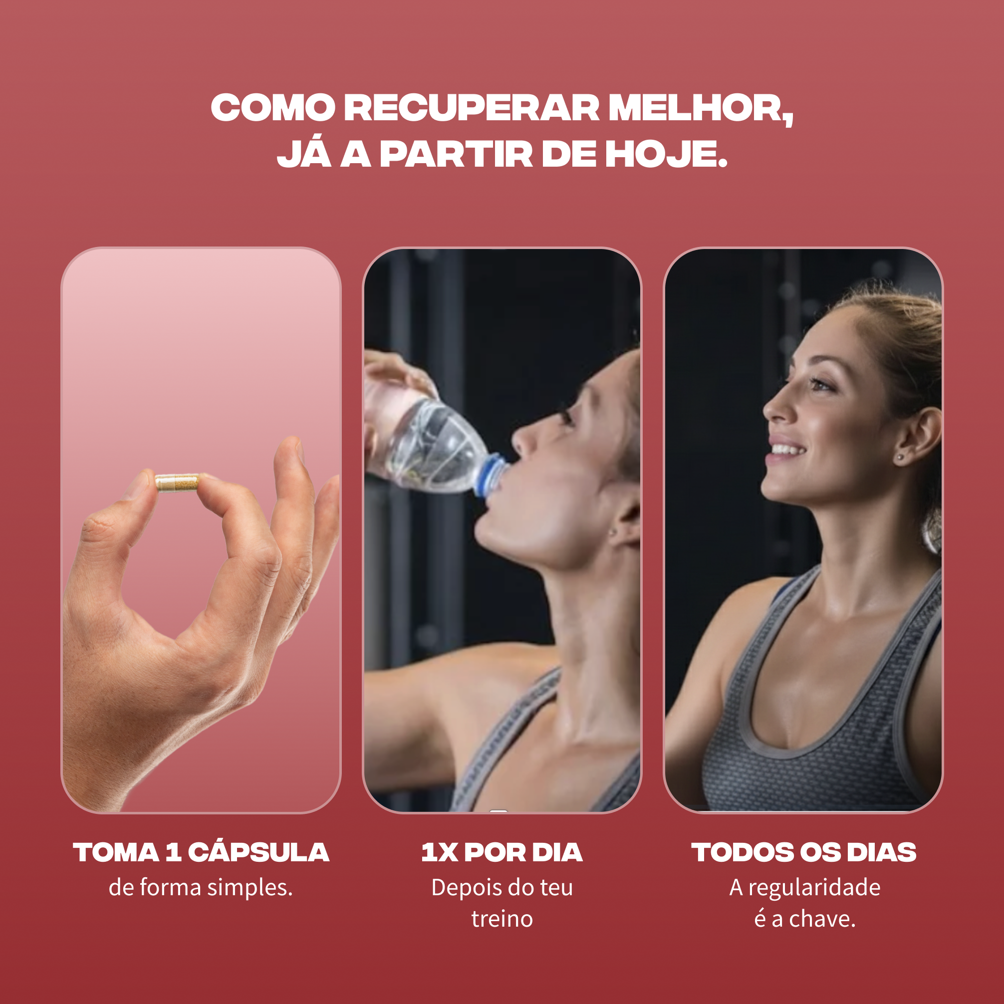 recuperation posologie 1 gelule par jour apres sport tous les jours