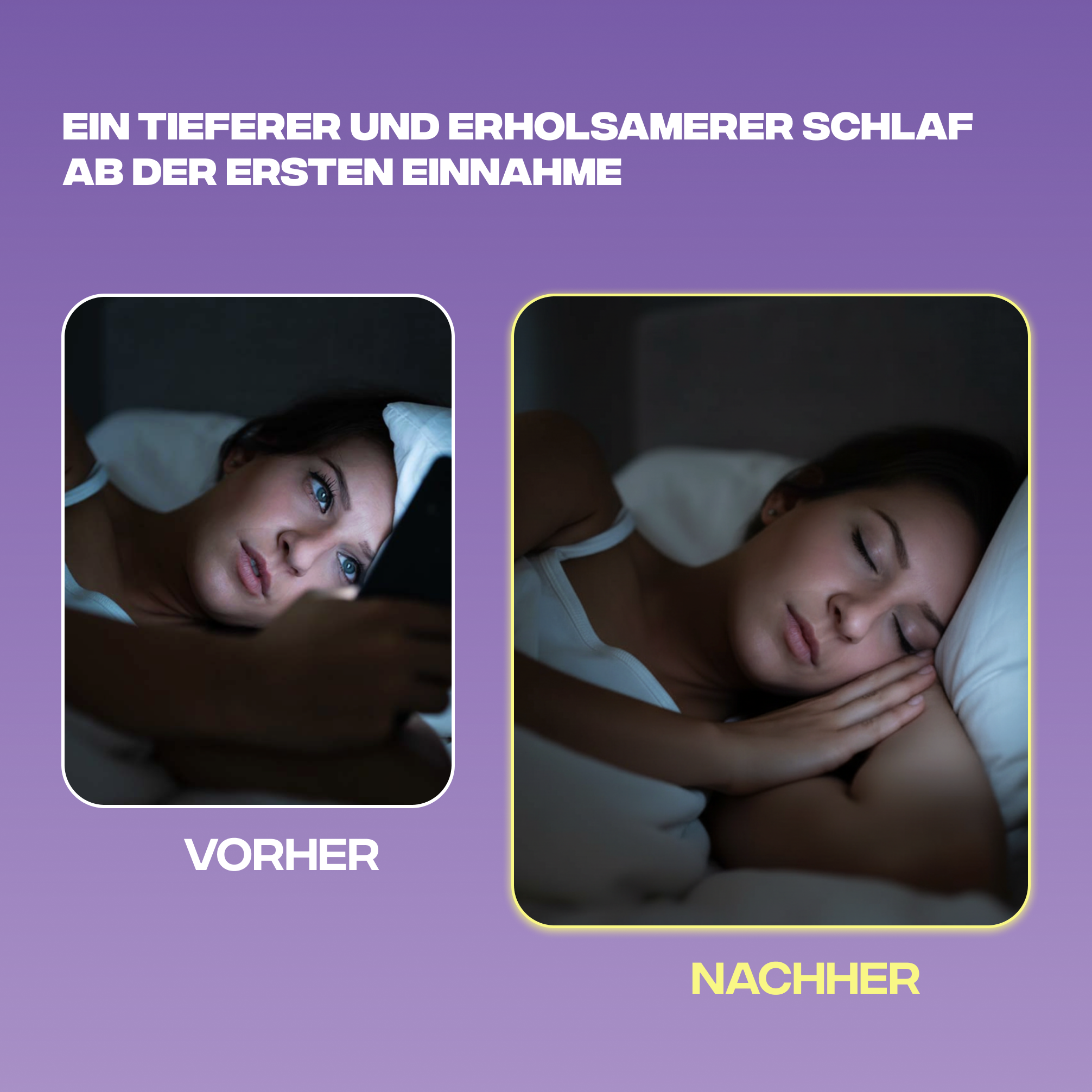 sommeil avant apres sommeil profond reparateur premiere prise