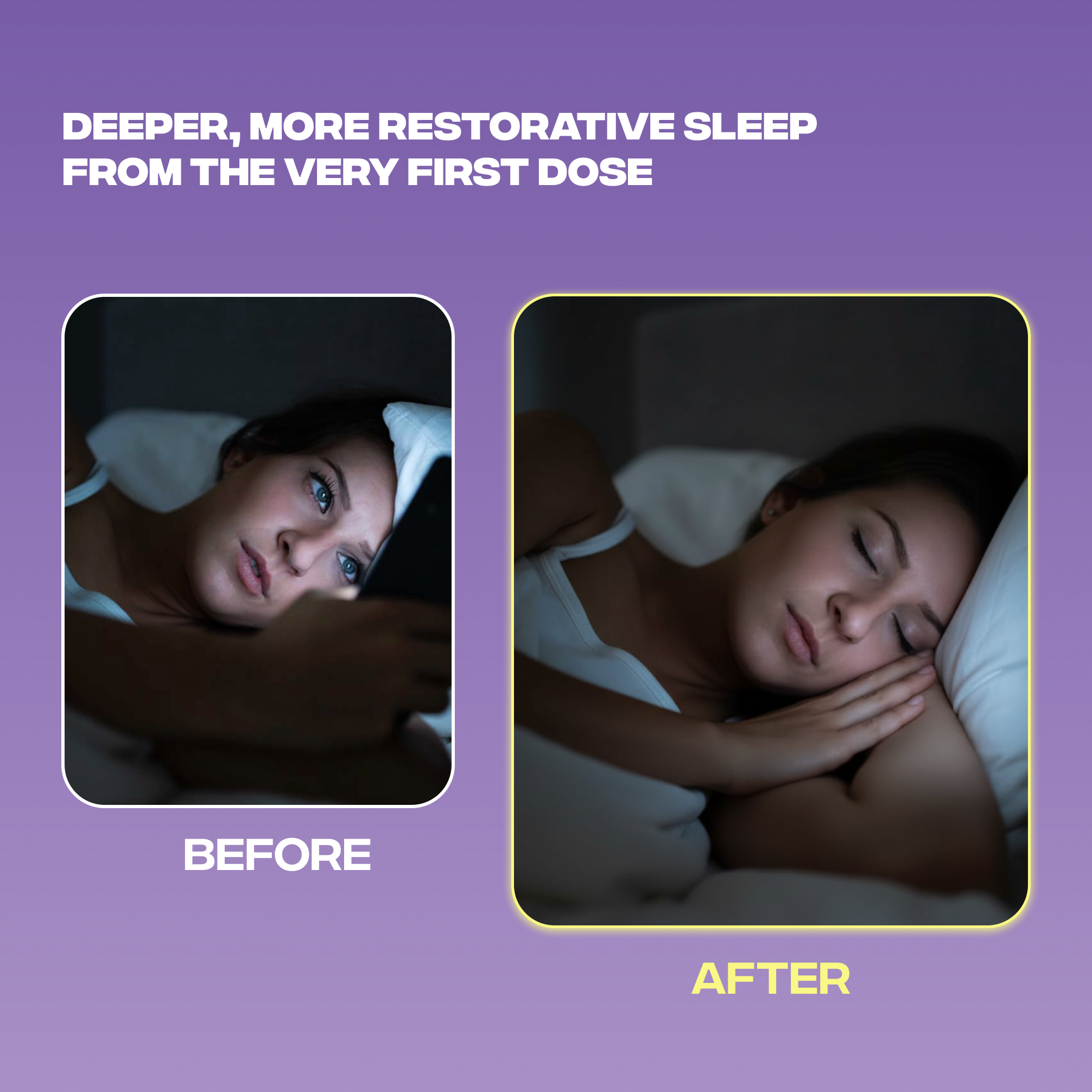 sommeil avant apres sommeil profond reparateur premiere prise