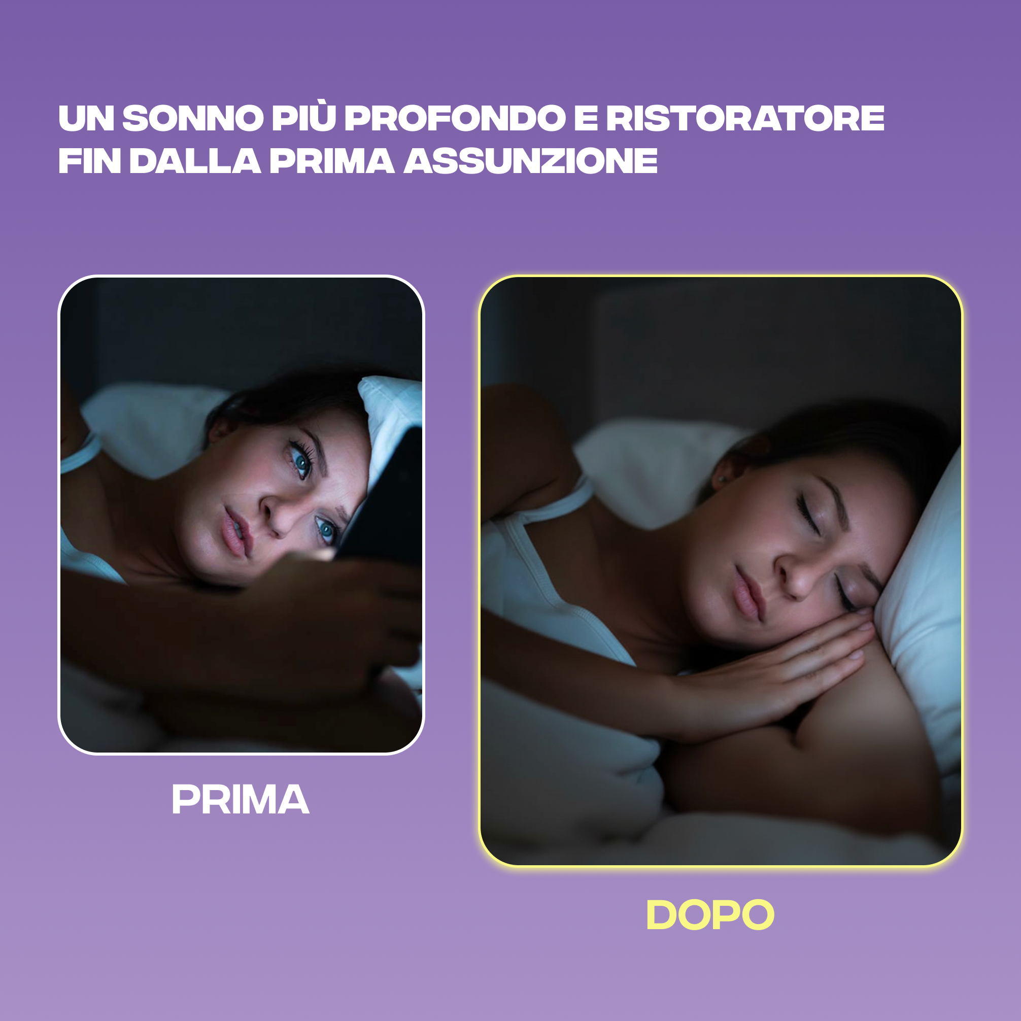 Sonno — sezione scheda prodotto (IT)