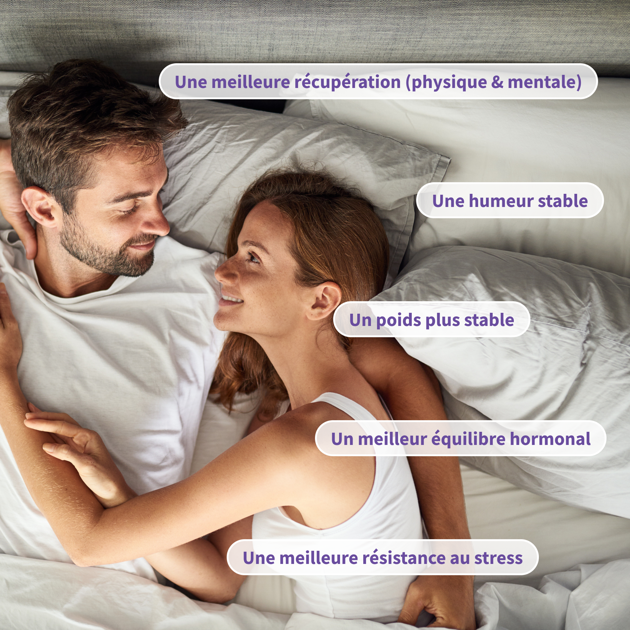 Bienfaits Sommeil+ Mush n Go - Récupération, humeur stable, équilibre hormonal et résistance au stress