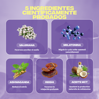 sommeil ingredients valeriane melatonine ashwagandha reishi huile mct