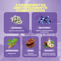 sommeil ingredients valeriane melatonine ashwagandha reishi huile mct