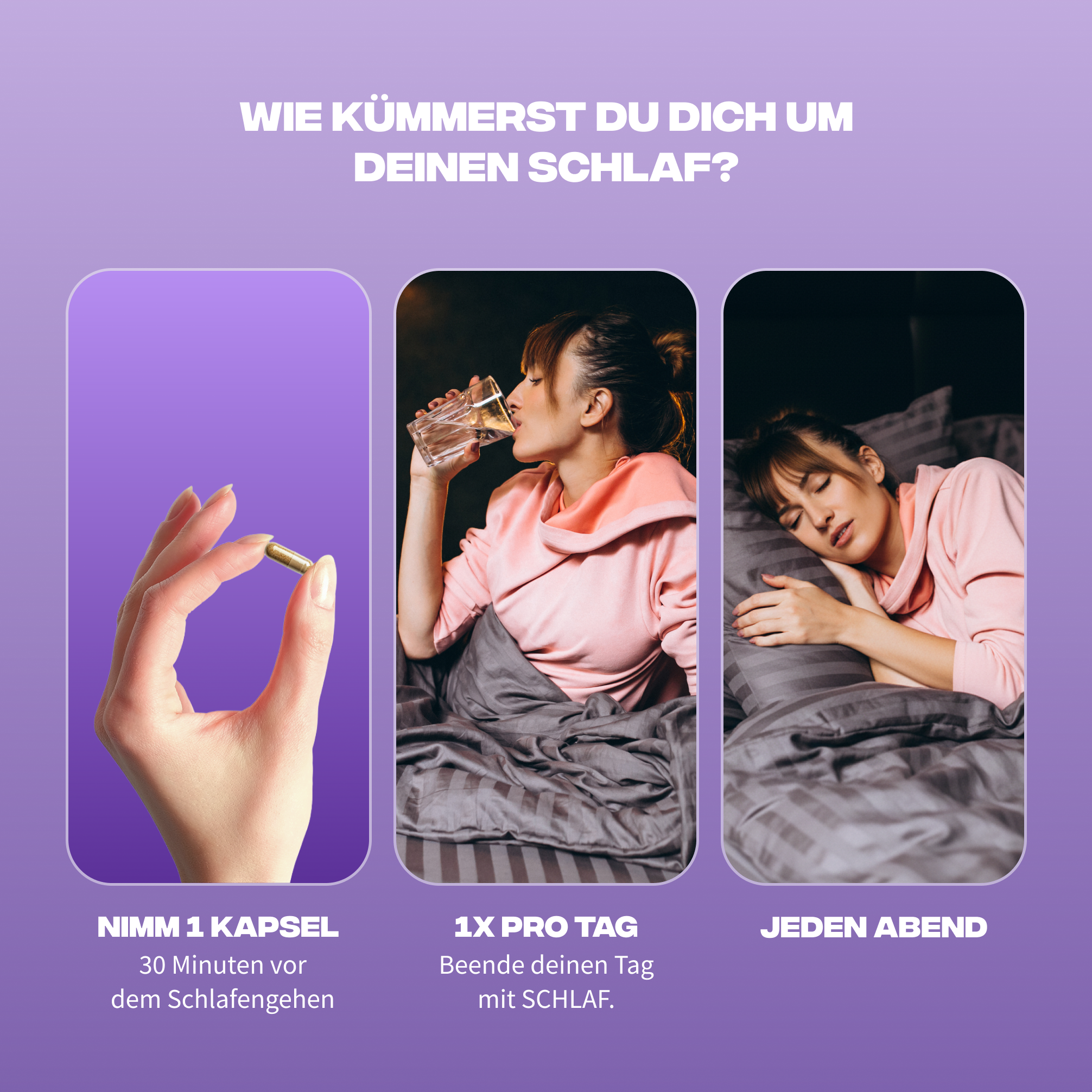 sommeil posologie 1 gelule 30 min avant dormir tous les soirs