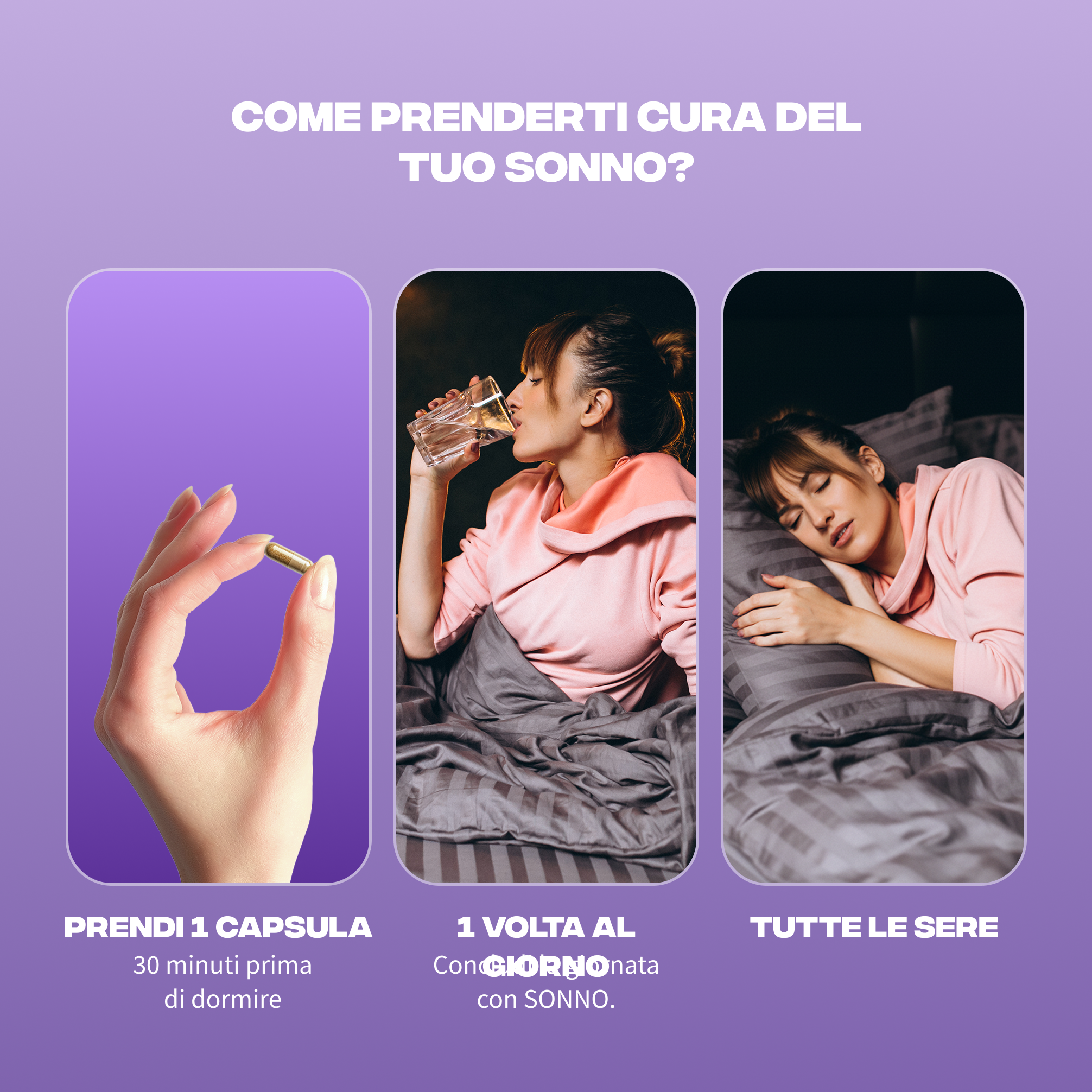 Sonno — sezione scheda prodotto (IT)