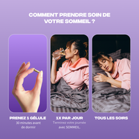 Posologie Sommeil+ Mush n Go - Prenez 1 gélule 30 minutes avant de dormir tous les soirs