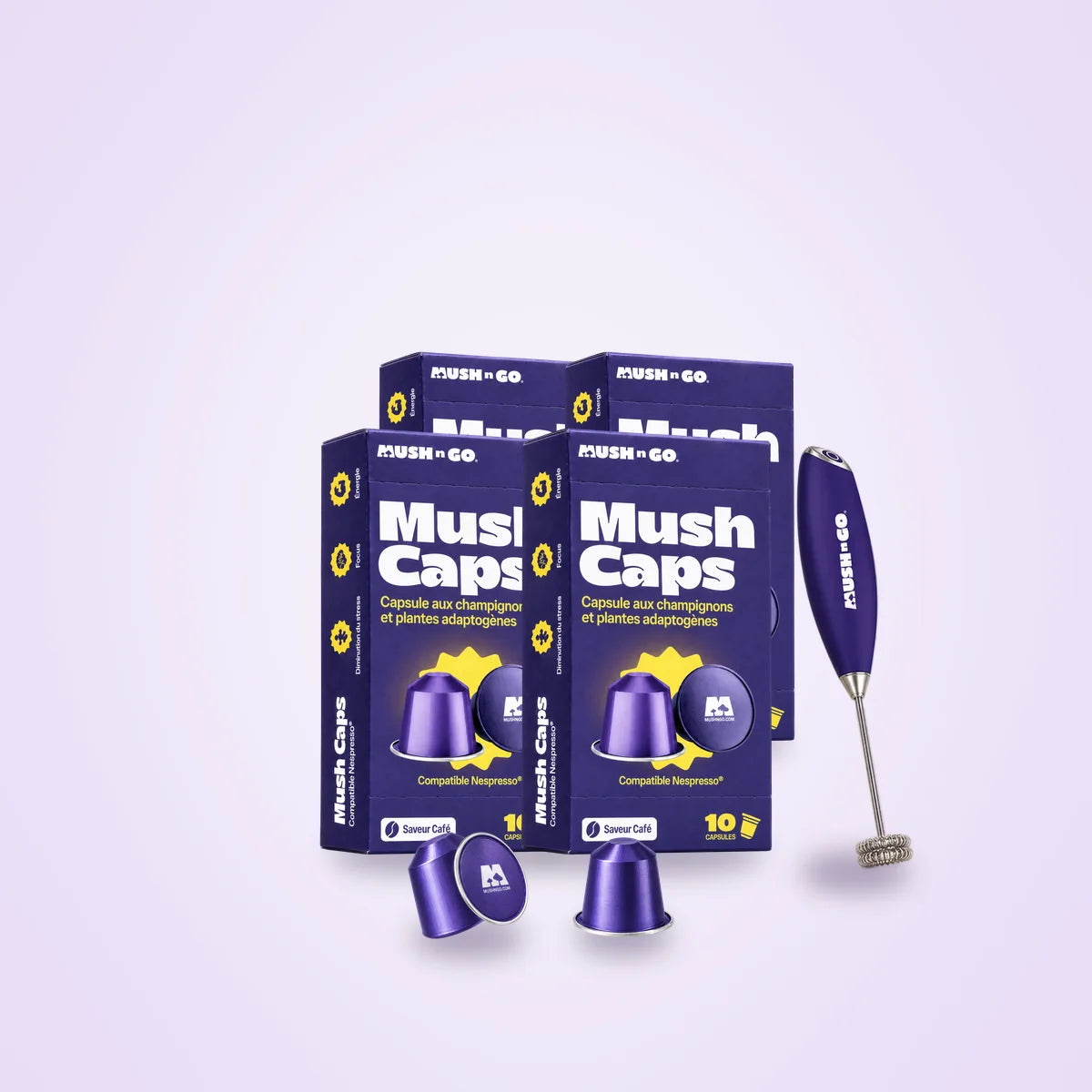 The chosen pack: Mush Caps boxes and gifts