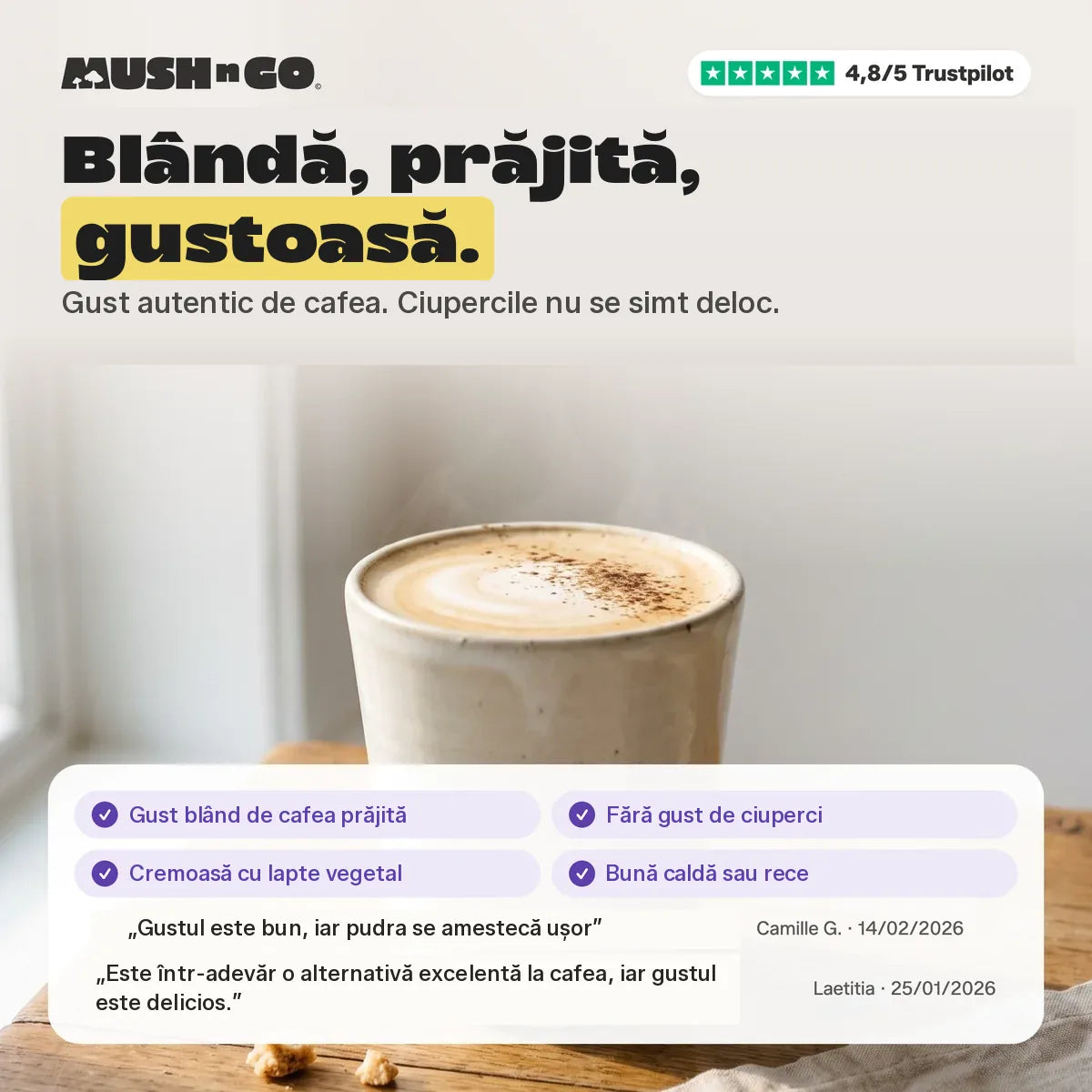 Blând, prăjit, delicios: gustul