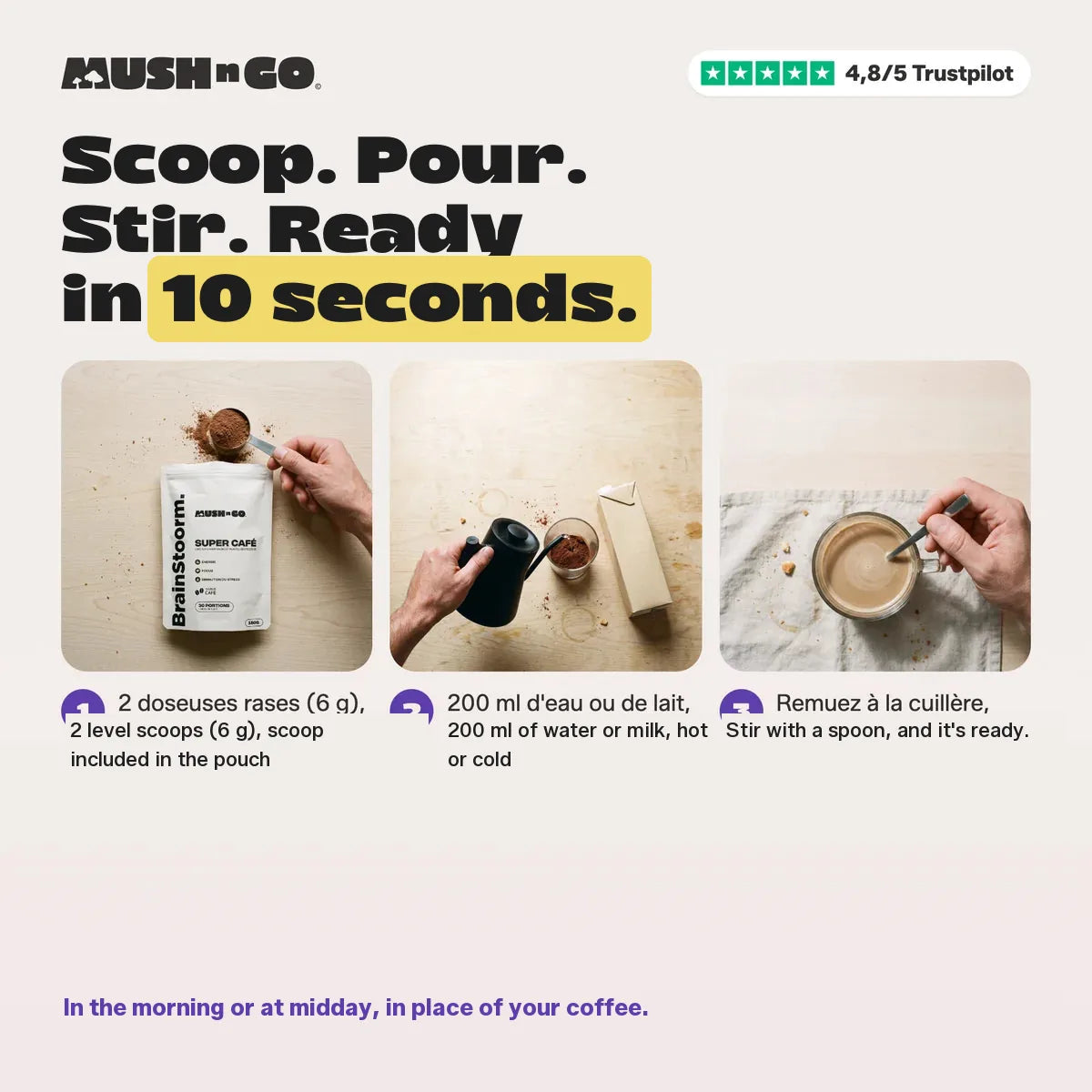 Ready in 10 seconds