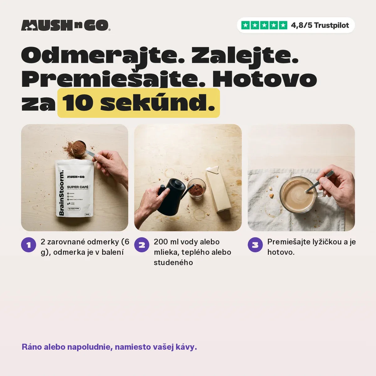 Príprava za 10 sekúnd