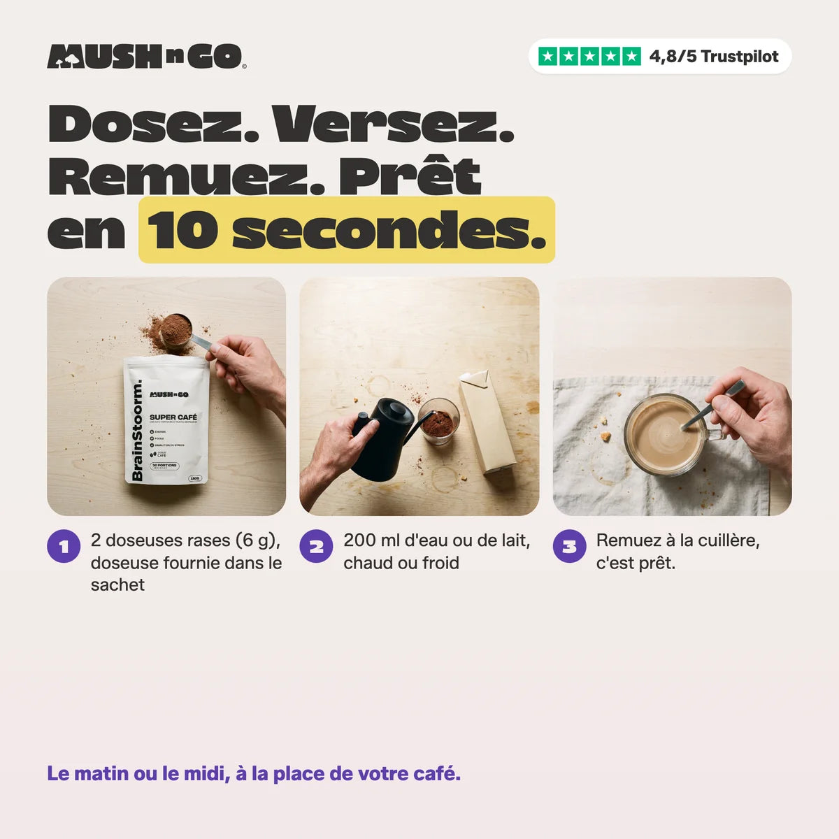 Elkészítés 10 másodperc alatt