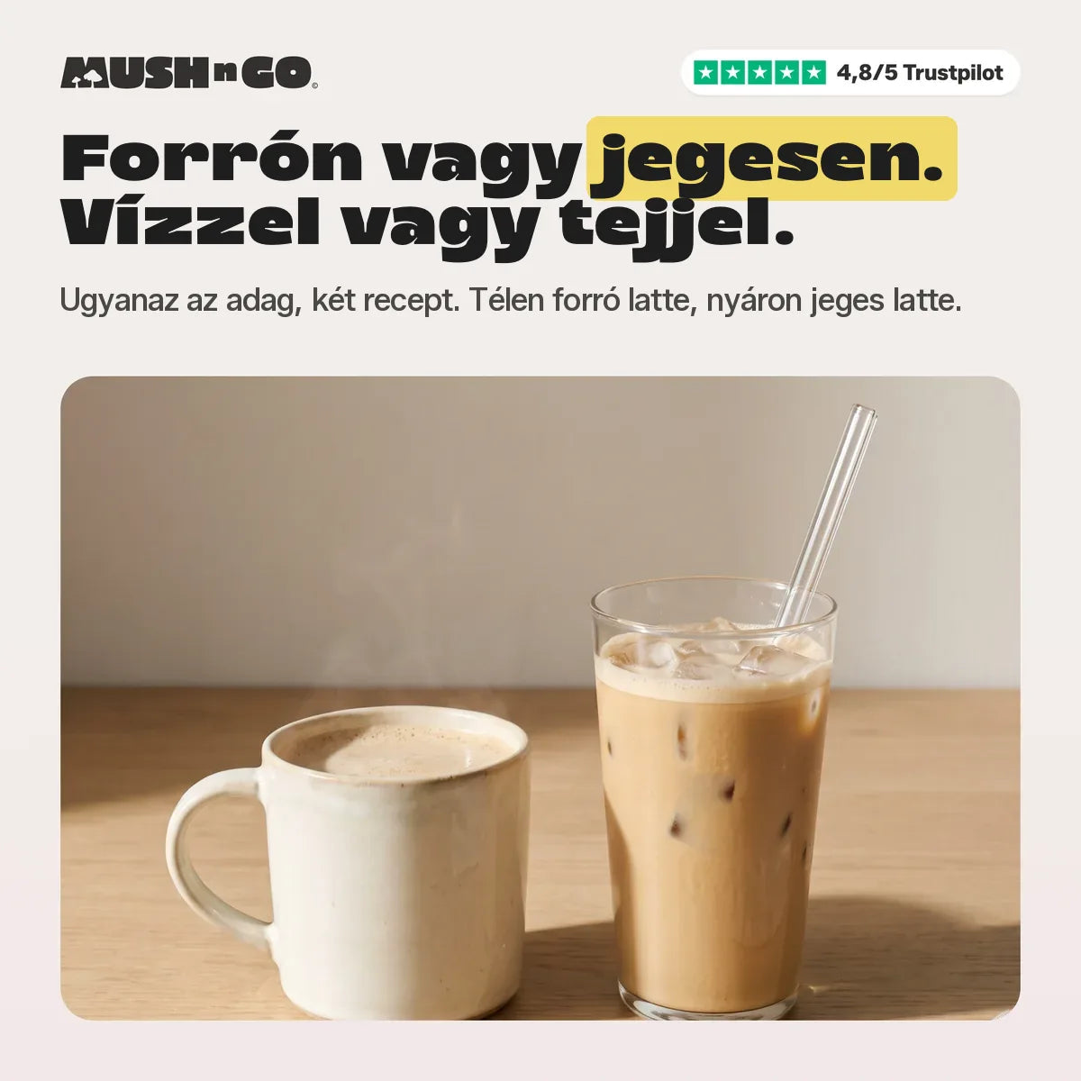 Forrón vagy jegesen, vízzel vagy tejjel