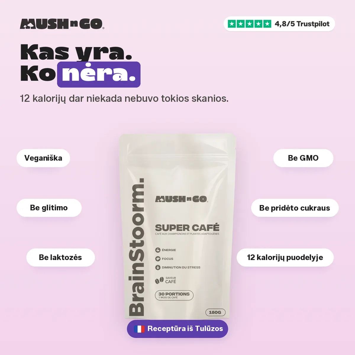 Kas yra sudėtyje, o ko nėra