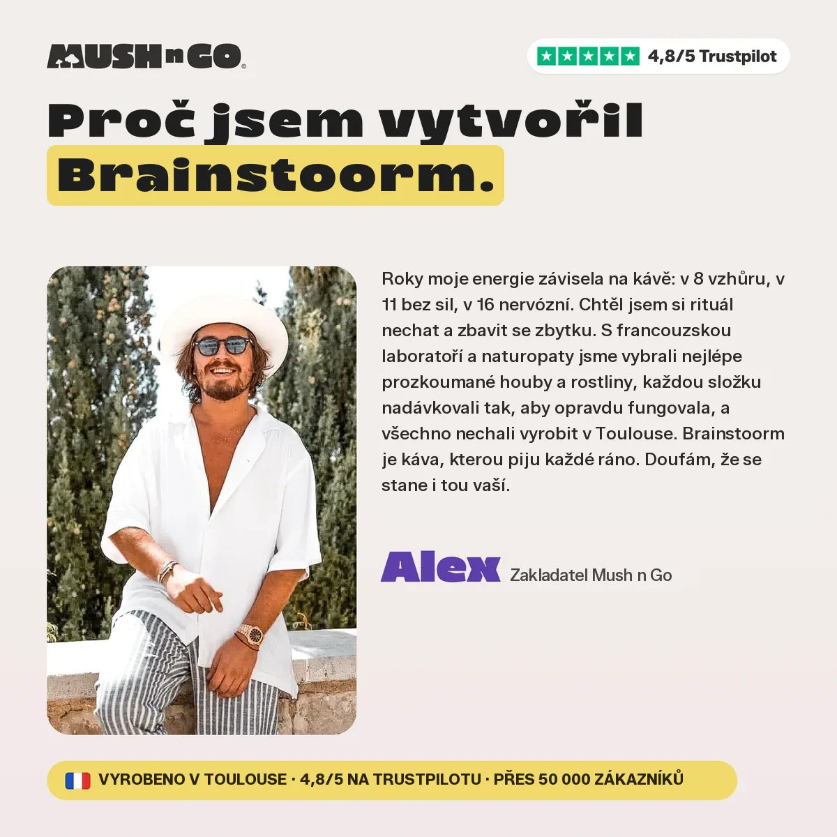Proč Alex vytvořil Brainstoorm