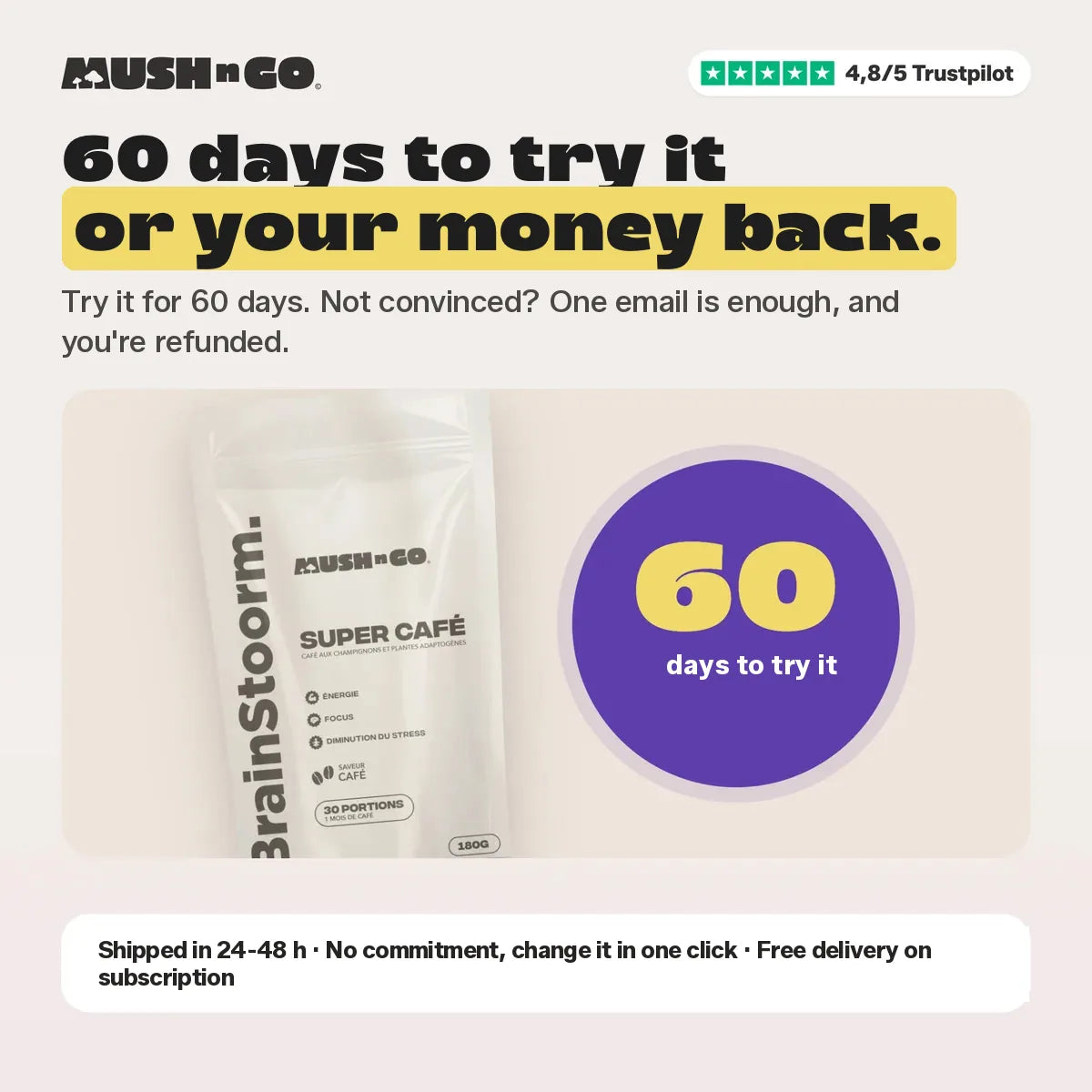 60-day money-back guarantee