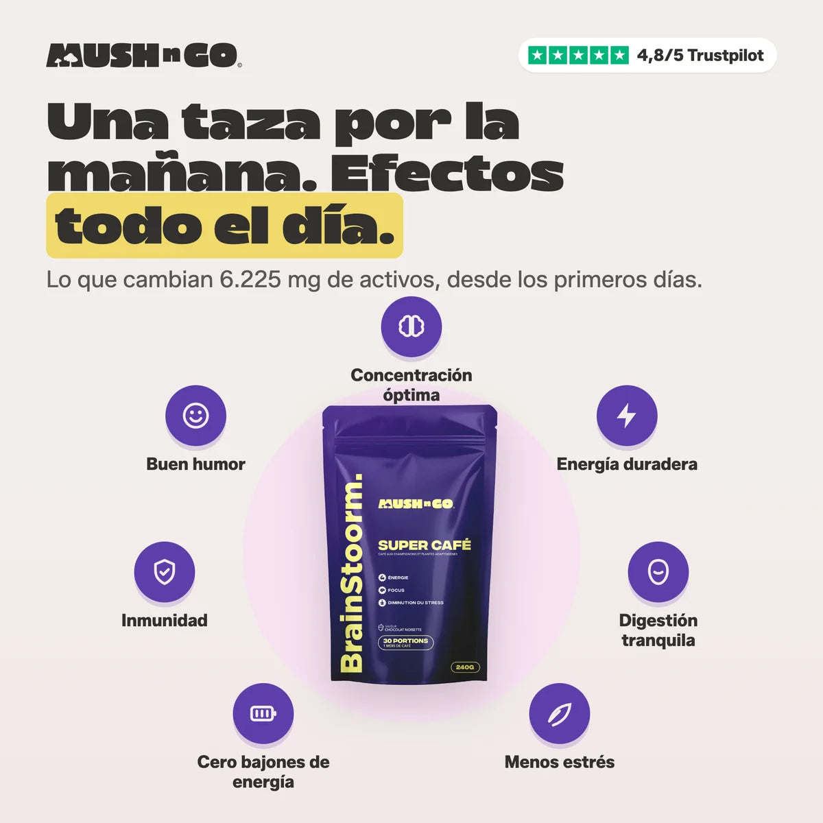Una taza por la mañana, efectos todo el día