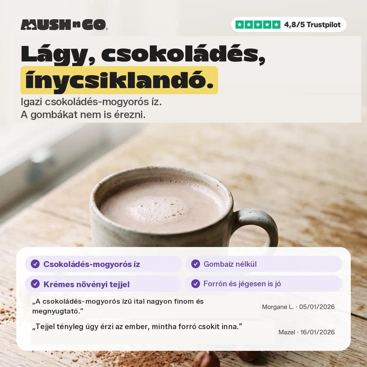 Lágy, csokis, ínycsiklandó: az íz