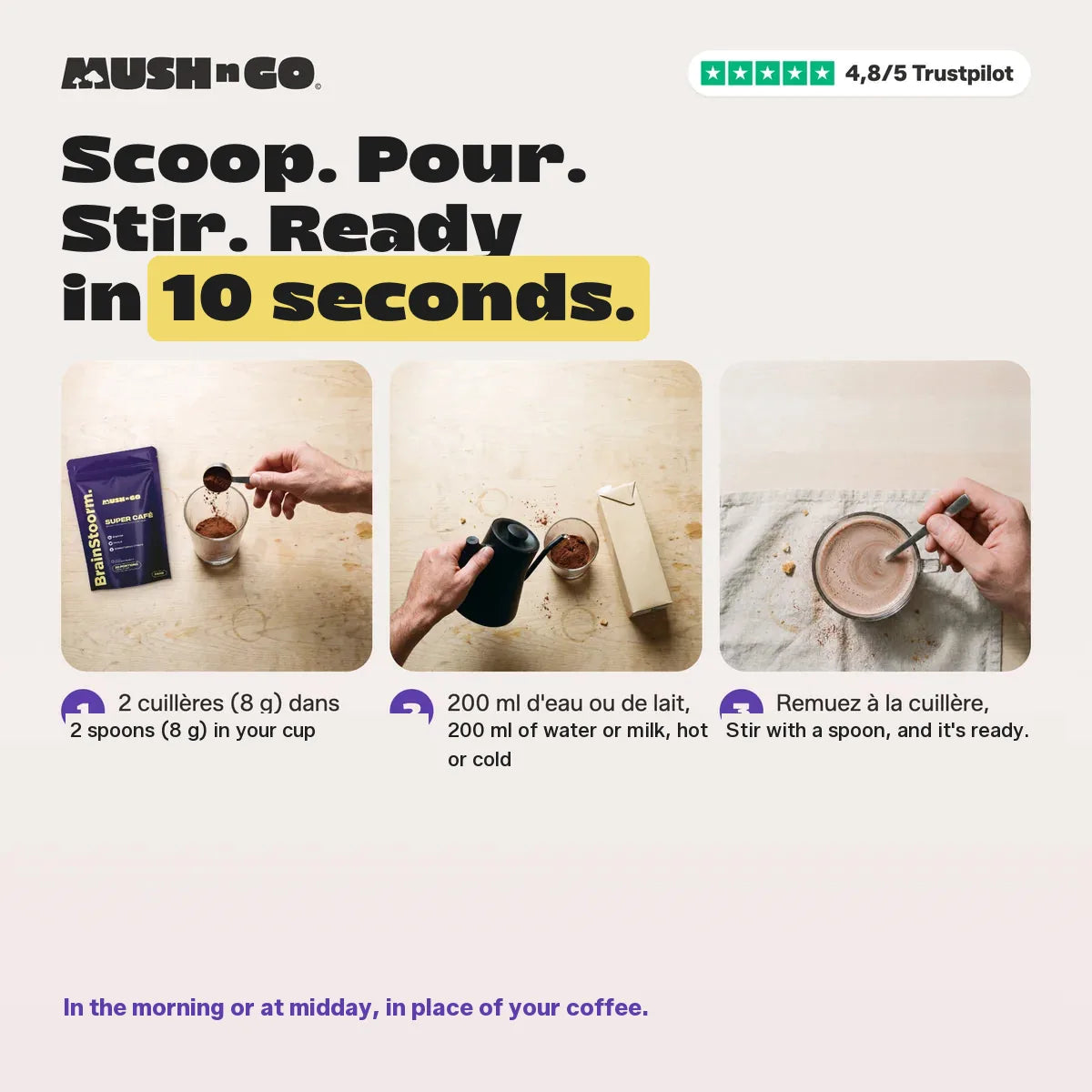 Ready in 10 seconds