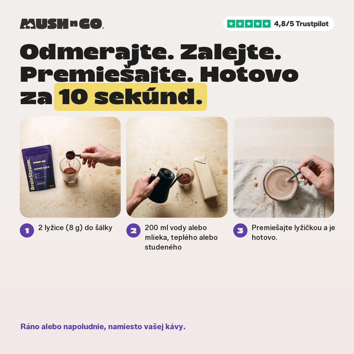 Príprava za 10 sekúnd