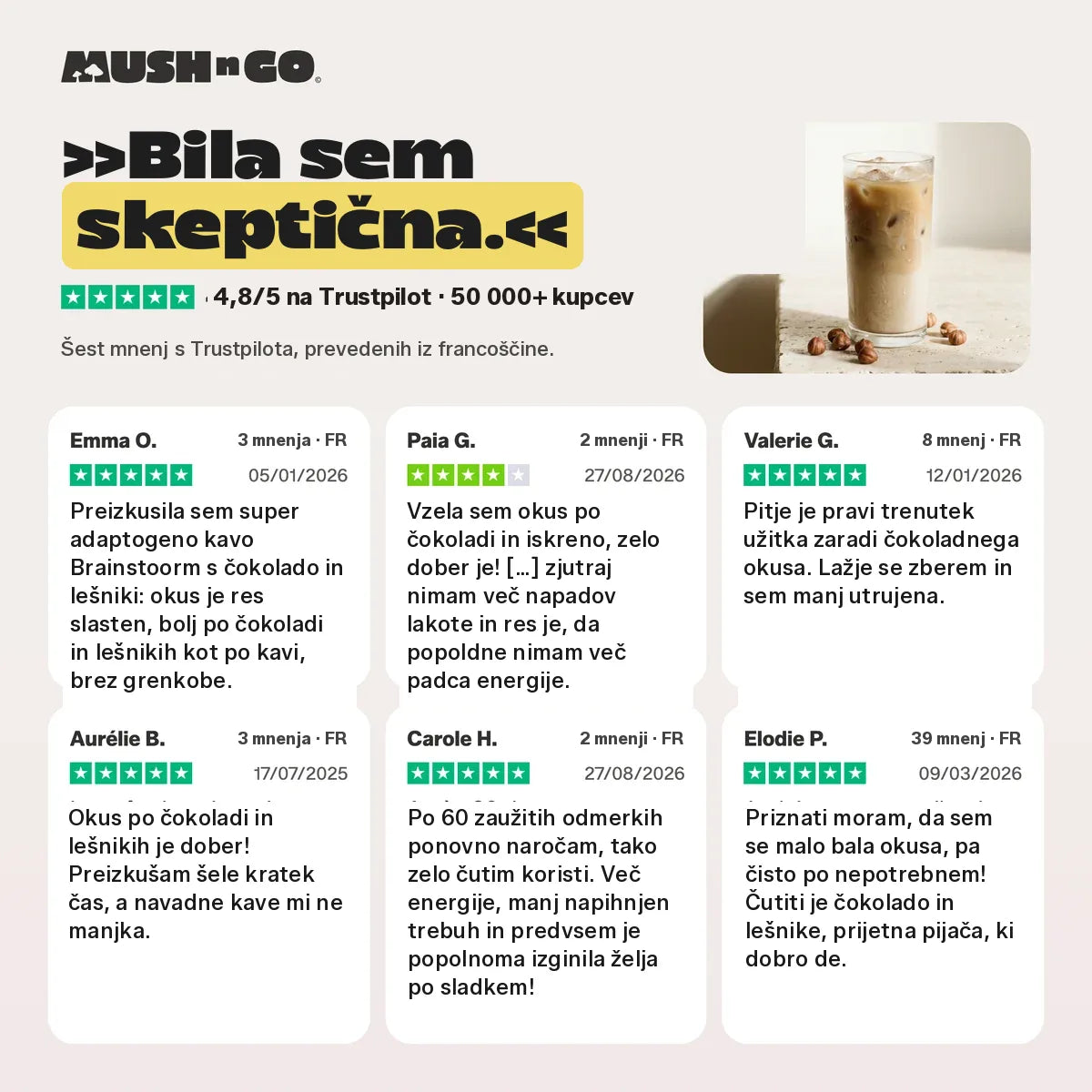 Šest mnenj s portala Trustpilot, dobesedno