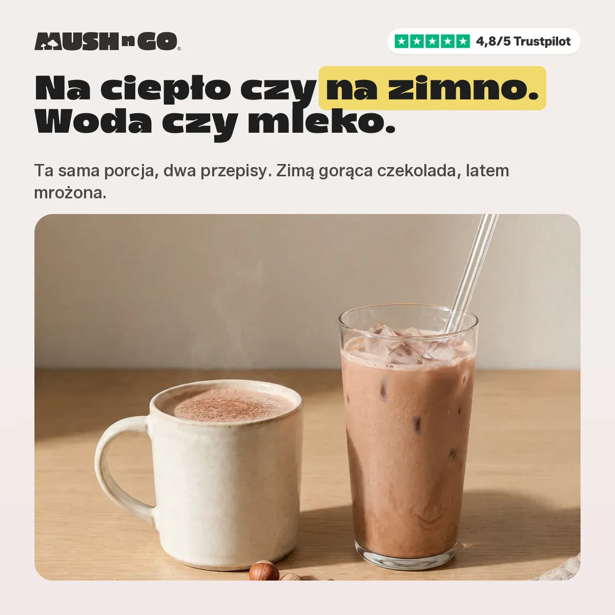 Na gorąco lub na zimno, z wodą lub mlekiem