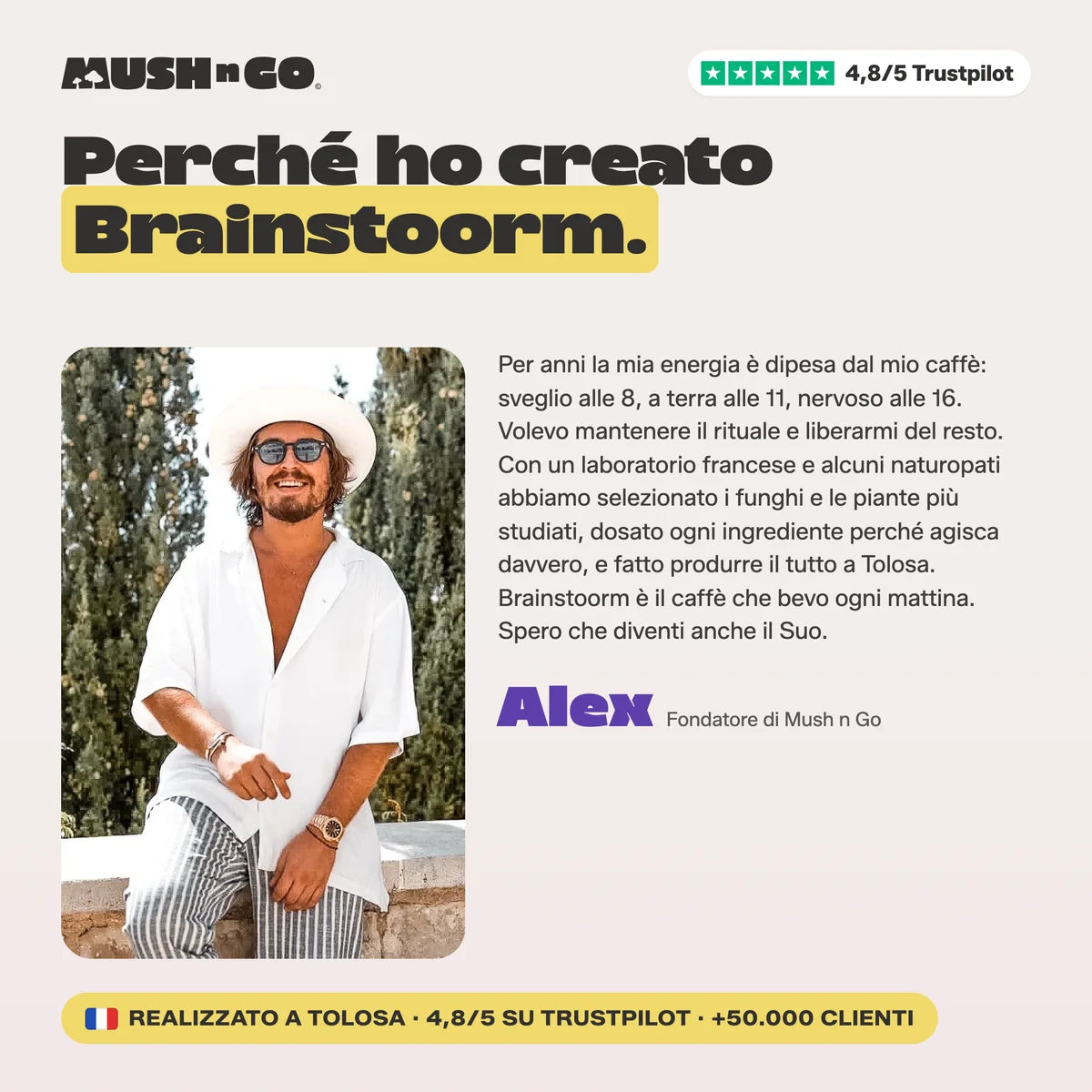 Perché Alex ha creato Brainstoorm