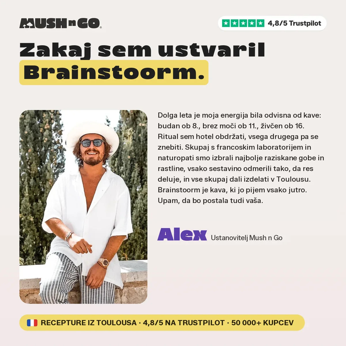 Zakaj je Alex ustvaril Brainstoorm