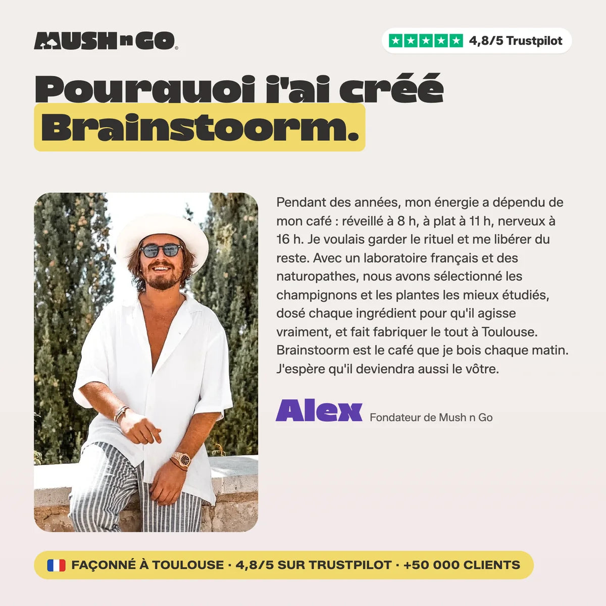 Miért alkotta meg Alex a Brainstoorm kávét